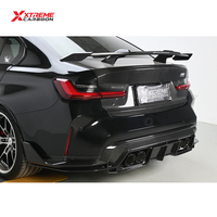 Diffuseur arrière en fibre de carbone sèche XTREME, style PSM, kit carrosserie pour BMW G80 G81 M3 G82 M4 2021-2029