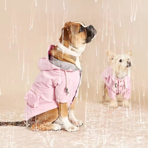 Impermeable de Lujo Clásico para Perros con Estampado Personalizado, Diseño a Cuadros, Reflectante, de Poliéster, para Otoño/Invierno, Gran Venta - Product Image 5