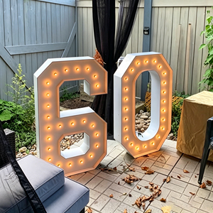 Custom <b>LED</b> digital <b>lights</b>, suitable for outdoor advertising, weddings, home and party decorations - Product Image 3