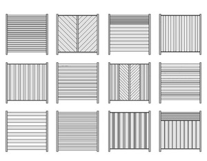Hợp kim nhôm hiện đại Úc an ninh nhà riêng tư hàng rào màu đen ngang louver thiết kế kim loại tấm thân thiện với môi thối - Product Image 3