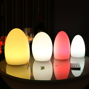 IP65 impermeabile telecomando LED da esterno Cordless bar tavolo da pranzo ricaricabile lampada uovo <span class=keywords><strong>con</strong></span> batteria - Product Image 3