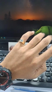 Anillo de Compromiso con Diamante Cultivado en Laboratorio de 1 Quilate, Corte Redondo, Oro Amarillo de 14K, Joyería Fina para Novia - Product Image 3