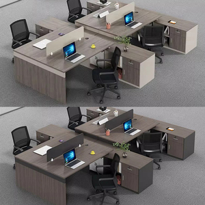 Cubículo moderno, mesas de ordenador de oficina para 2 personas, muebles, escritorio, Partición de Pc, estación de trabajo, mesa de oficina - Product Image 2