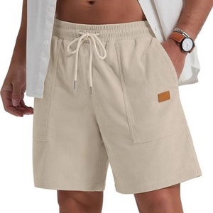 Pantalones Cortos Deportivos de Pana para Hombre, Casuales, Estampados, de Secado Rápido, Transpirables, con Cordón Ajustable, Cintura Elástica, para Verano - Product Image 3