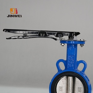 Hướng dẫn sử dụng Van bướm DN100 Hướng dẫn sử dụng wormgear EPDM dn1000 jinwei hai mảnh chia cơ thể pfa PTFE lót Van bướm - Product Image 6