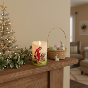 Candele LED Affusolate Opache da 5,2 Pollici, Senza Fiamma, per Decorazioni Natalizie e Pasquali, 120 Pezzi/Scatola - Product Image 3
