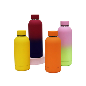 Botella de Agua Topnovo Bling, Colorida, de Boca Pequeña, de Acero Inoxidable de Lujo, Aislada, Brillante, con Pedrería - Product Image 4