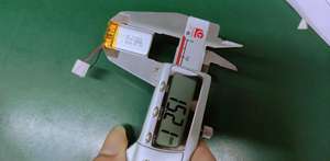 Ultra thin li ion battery 271524 3.7v 80mah lipo rechargeable batteries - Product Image 4