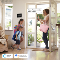Système de sécurité domestique sans fil Staniot Tuya Smart WIFI GSM 600MHz H501-2G avec écran 4,3 pouces, compatible avec les applications IOS/Android, 200 accessoires