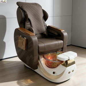 เก้าอี้ทำเล็บเท้าสปา รุ่น Diva พร้อมฐานไฟเบอร์กลาสทนอะซิโตน สำหรับทำเล็บมือและเล็บเท้า แถมฟรีเก้าอี้เสริม - Product Image 1