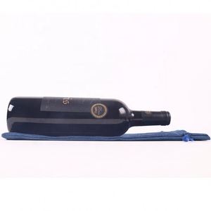 Sacs d'emballage pour vin en lin plissé écologiques personnalisés, ensemble de sacs cadeaux en lin brut, imprimables - Product Image 6