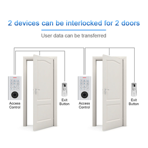 Sf11 kiểm soát truy cập sinh trắc học kim loại nút vật lý Bàn phím tích hợp báo động không thấm nước 10000 người dùng đầu vào/đầu ra Wiegand - Product Image 6