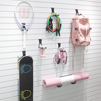 Porte-skis vertical monté pour l'organisateur de salle de garage Étagères murales à lattes en acrylique avec système d'étagères murales à lattes à lèvres