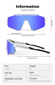 <span class=keywords><strong>Gafas</strong></span> <span class=keywords><strong>de</strong></span> Ciclismo Resistentes al Viento, Protección UV400 Personalizada, <span class=keywords><strong>Gafas</strong></span> para Senderismo, Cricket, Escalada, Ciclismo <span class=keywords><strong>de</strong></span> Montaña, Running - Product Image 2