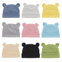 Bonnet en coton doux pour bébé, bonnet pour nouveau-né, pour filles et garçons, pour l'hiver et les accessoires de photographie de voyage