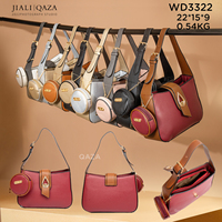 Sacs à main et portefeuilles pour femmes en cuir PU Litchi Jiali QAZA, marque privée