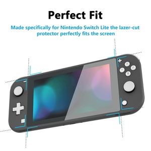 Film protecteur d'écran personnalisé en couleur, protection d'écran en verre trempé 9H pour console Nintendo Switch Lite - Product Image 3