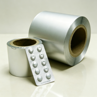 Feuille d'aluminium Opa/alu/pvc pour formage à froid, hydrofuge et traitée composite, fabriquée avec une technologie de pointe