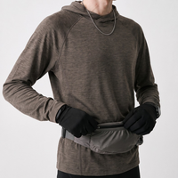 Sweat-shirt à capuche de course de haute qualité, vente en gros directe d'usine, nouvelle collection automne, séchage rapide, évacuation de l'humidité pour les sports de plein air