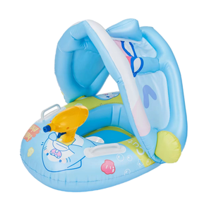 Hot Bán Phim Hoạt Hình Bé Tắm Đặt Mùa Hè Thể Thao Dưới Nước <span class=keywords><strong>Toddler</strong></span> Bơi <span class=keywords><strong>Float</strong></span> Với Tán Inflatable Bơi Vòng - Product Image 1