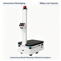 Robot mobile intelligent à double laser Fly Boat AMR 300KG avec élévation de 10 cm et navigation LiDAR double haute précision