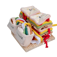 Jouets à mâcher interactifs pour chiens, écologiques, en peluche, accessoires de luxe pour animaux de compagnie