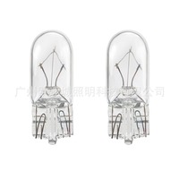 Ampoule halogène d'origine pour voiture, lampe T10 W5W, clignotant latéral, éclairage de porte, éclairage de plaque d'immatriculation, éclairage de lecture, petite ampoule à branchement rapide