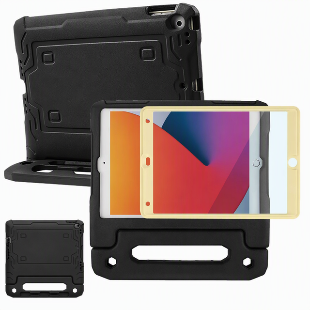 HGD Kids TPU Case for iPad Pro 11-inch (2022/2021/2020/2018 Models) Built-in Screen Protector Shockproof Full-Body Cover