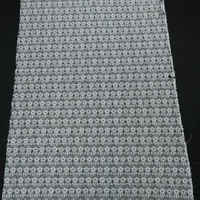 Tissu en dentelle guipure personnalisé T-Win, Tissus de guipure, Dentelle brodée florale élégante, Dentelle soluble dans l'eau, Leptonema, Tissu de broderie