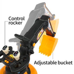 Детские электрические экскаваторы для мальчиков, игрушечный автомобиль с дистанционным управлением, большой размер, детский экскаватор, инженерный детский автомобиль - Product Image 2