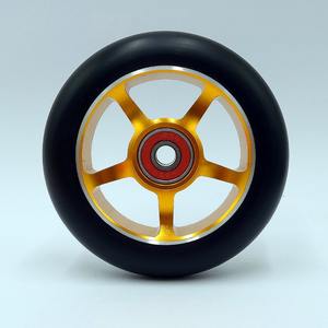 Ruedas de repuesto para scooters de 100mm con rodamientos Abec 9 aptos para juego de ruedas <span class=keywords><strong>MGP</strong></span> Lucky Envy Vokul Pro <span class=keywords><strong>Scooter</strong></span> - Product Image 3