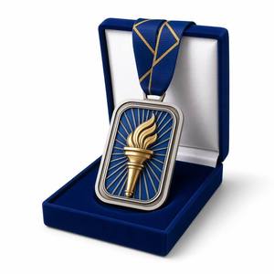 Medallas Deportivas de Esmalte Duro y Suave con Logotipo 3D Personalizado de Alta Calidad, Medalla Redonda Tallada Personalizada para Graduación - Product Image 1