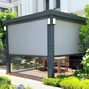 Nền Kinh Tế nhôm pergola vòm bioclimatic pergola dù để che nắng tán cho Vườn Hồ Bơi cơ giới ngoài trời pergola - Product Image 5