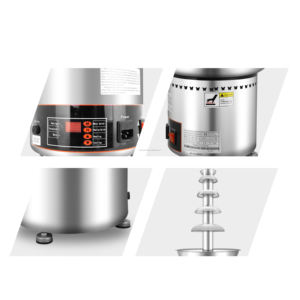 Air Mancur Cokelat Multifungsi 6 Lapis Menara Peleburan - Ditenagai Listrik Mudah Dioperasikan - Pesta Ulang Tahun Anak-anak Hidangan Penutup Kacang Buah - Product Image 4