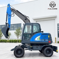 Efisiensi Kerja Tinggi Mini Excavator FULCORE Kapasitas Bucket 0.27m³ Kemampuan Manuver Tinggi untuk Penanganan Material Mini Excavator