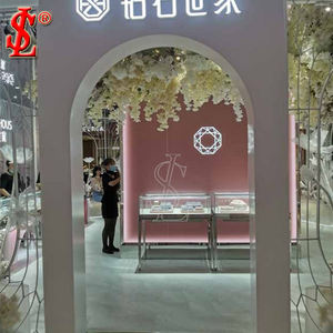 Comptoir de bijouterie de détail personnalisé en bois <span class=keywords><strong>Pandora</strong></span> pour l'aménagement intérieur des magasins, nom des magasins de bijouterie, kiosque - Product Image 2