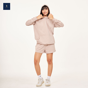 2024 Design professionnel femmes pantalons courts décontractés ensemble séchage rapide respirant tissu sweats à capuche avec fonction Anti-rides - Product Image 4