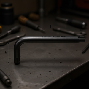 Llave hexagonal XZN de 280 mm en forma de L para aplicaciones de torque de precisión - Product Image 3