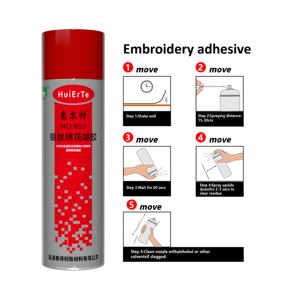 Venta al por mayor de fábrica, aerosol <span class=keywords><strong>adhesivo</strong></span> <span class=keywords><strong>temporal</strong></span> <span class=keywords><strong>para</strong></span> bordado portátil, pegamento 655 <span class=keywords><strong>para</strong></span> <span class=keywords><strong>tela</strong></span> - Product Image 6