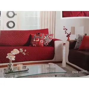 Dammar Wine/Coffee Loveseat protettore Vianney repellente - Product Image 2