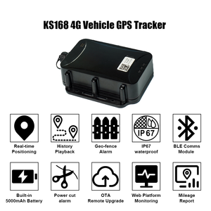 Traceur GPS 4G Bluetooth étanche IP67, adapté au suivi de localisation en temps réel et à la surveillance du carburant des camions et des fourgonnettes. - Product Image 2