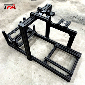 Support de volant et siège en aluminium OEM 4080 pour simulateur de course virtuel, direction et vitesse pour jeux de simulation de course - Product Image 1