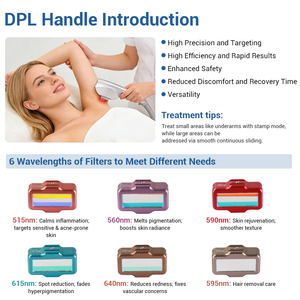 <span class=keywords><strong>Appareil</strong></span> de suppression des poils et de raffermissement de la peau <span class=keywords><strong>à</strong></span> <span class=keywords><strong>lumière</strong></span> <span class=keywords><strong>pulsée</strong></span> dynamique DPL <span class=keywords><strong>à</strong></span> 6 longueurs d'onde, <span class=keywords><strong>professionnel</strong></span>, le plus récent de 2026 - Product Image 4