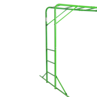 Structure de barres de gymnastique robuste pour enfants, idéale pour les aires de jeux et l'entraînement physique en extérieur