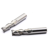 Cortador de Metal HSS de alta precisión de 14-20mm, herramienta de fresado de aleación de aluminio de 2 flautas, enrutador de broca de asiento clave, 1 Uds., fresas de extremo de alto HRC55