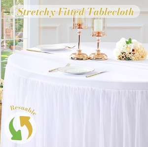 Tovaglie Rotonde per Matrimoni all'Ingrosso, Tessuto Morbido di Lusso per Banchetti, Ricevimenti, Feste e Decorazioni - Product Image 4