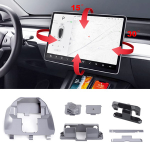 Tesla Model 3Y Dash <b>Frame</b> YC102115 Alloy Matte Finish Four Way Rotating <b>Mount</b> Bracket For Center Console Screen Upgrade - Product Image 2