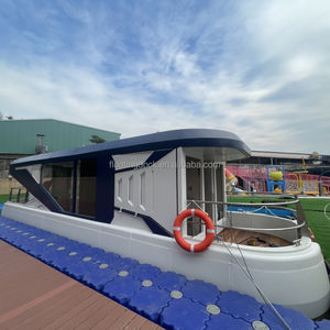 Maison flottante écologique avec conception amphibie Maison flottante pré-construite Bateau-maison Capsule spatiale Technologie Maison intelligente Solution - Product Image 5