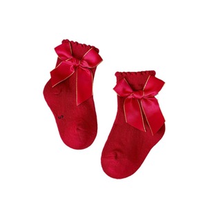 HY-4726 Style espagnol nœud chaussettes bébé 3D nœud chaussettes cheville petite fille <span class=keywords><strong>bas</strong></span> courts - Product Image 5