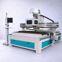 Routeur CNC ATC 2130 avec lame de scie, broche de refroidissement par air 9KW, machine de travail du bois pour la découpe de MDF et la fabrication de portes de meubles